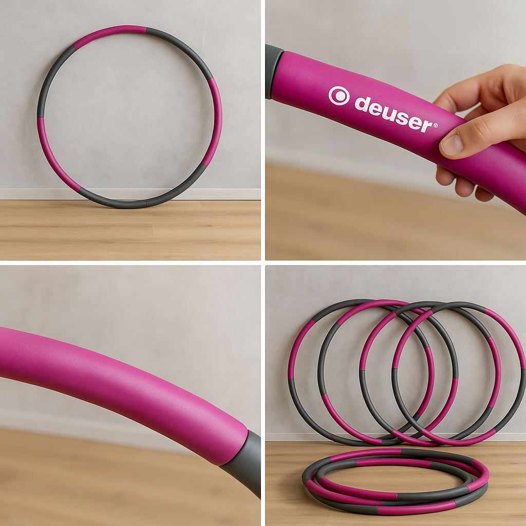Salzmann Restwaren GmbH - Wholesale Sporting Game - Kids & Baby - Deuser Hula-Hoop black-pink 95 cm1
