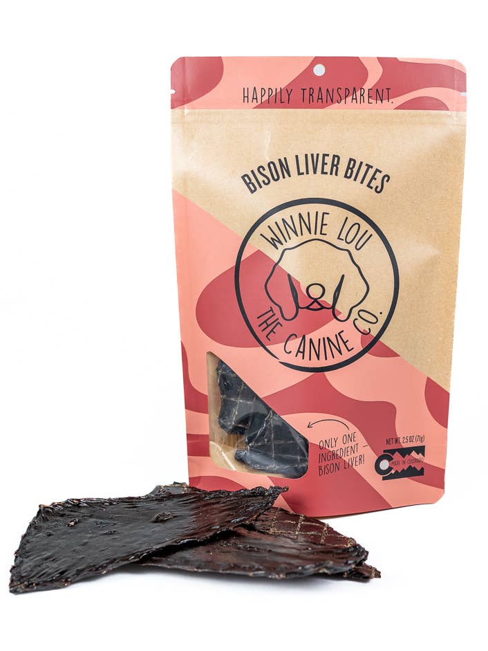 Morsures de foie de bison pour la vente par Winnie Lou