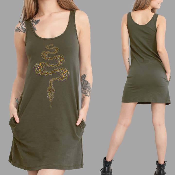 Copie de Anakonda Women Pocket Dress pour la vente par symbolika