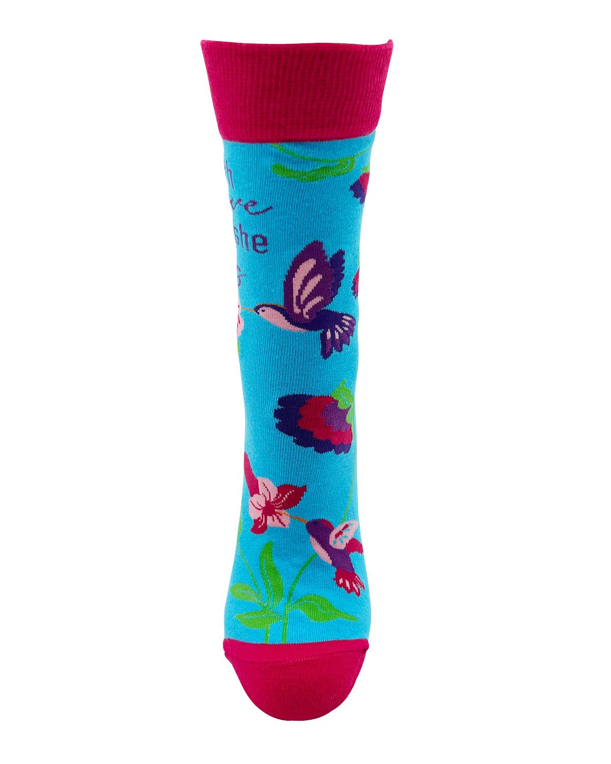 Fabdaz - Wholesale Socks - Women's - With Brave Wings She Flies Women's Crew Socks2