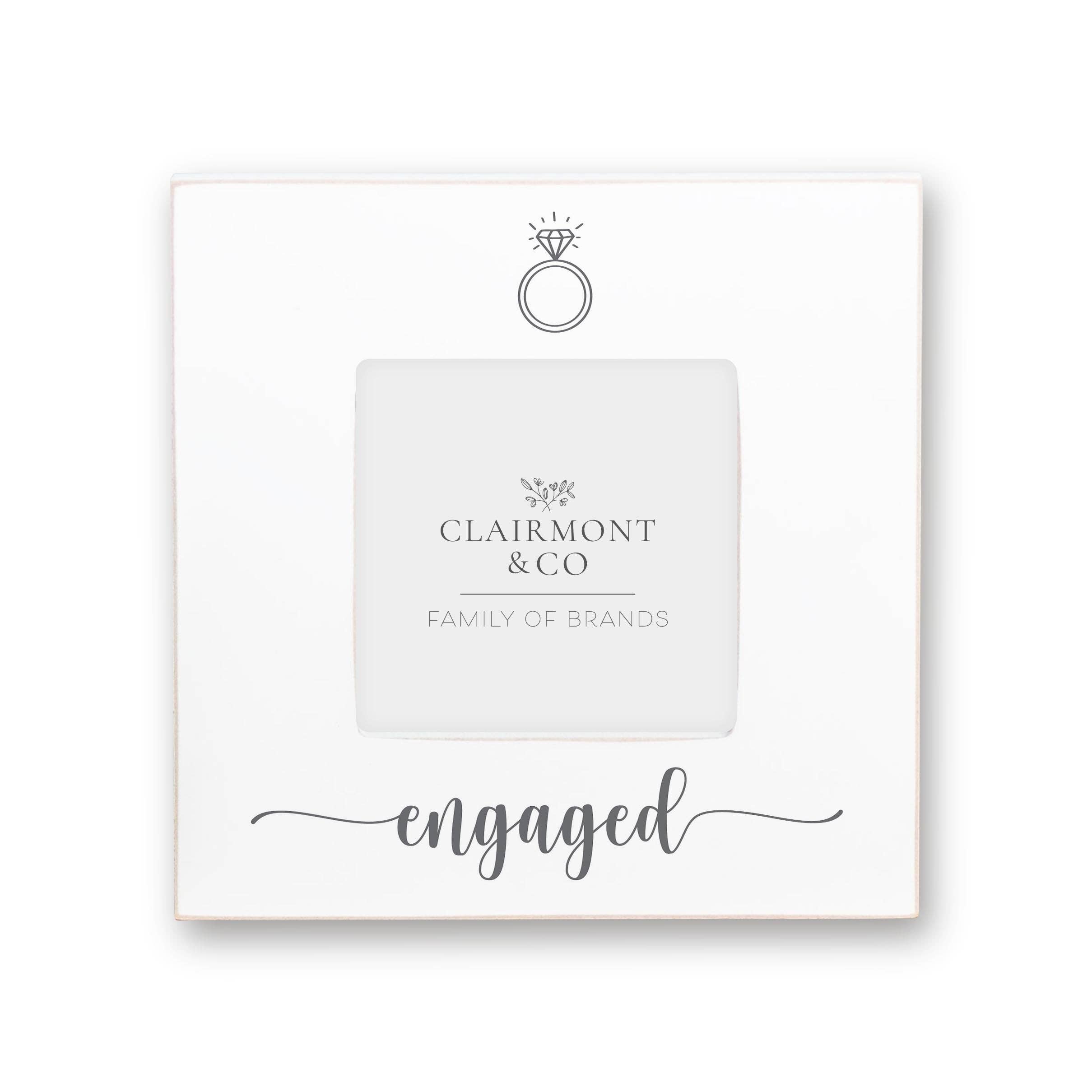 Clairmont & Co - Wholesale Picture Frame - Engagement Picture Frame, Engaged with Ring0