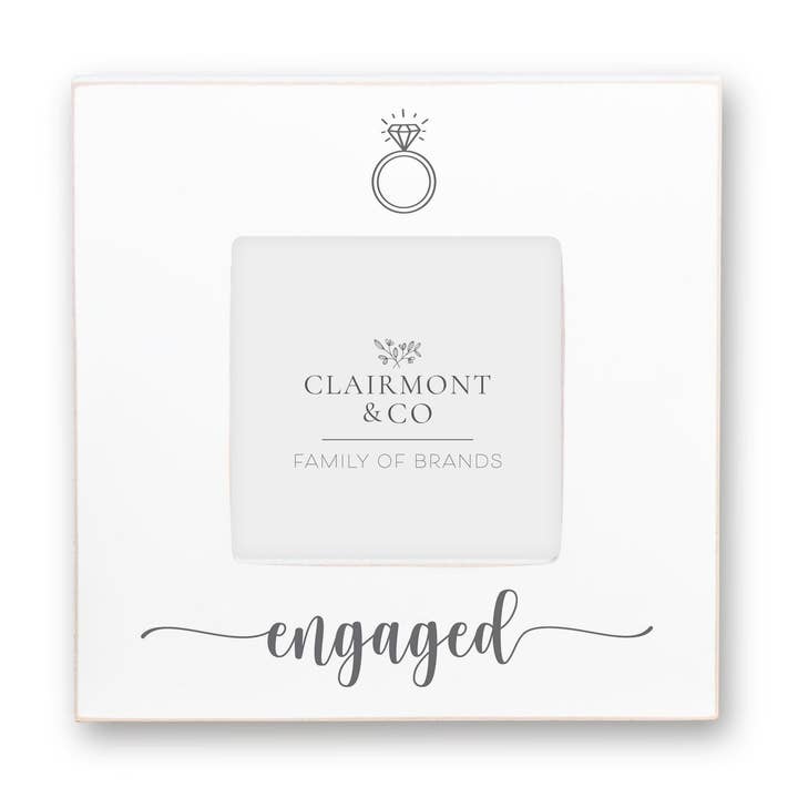 Clairmont & Co - Wholesale Picture Frame - Engagement Picture Frame, Engaged with Ring0
