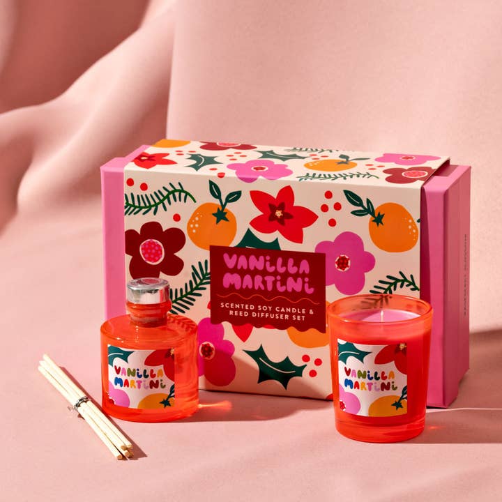 Conjunto de Velas e Difusor de Framboesa por atacado de WIDDOP and Co.