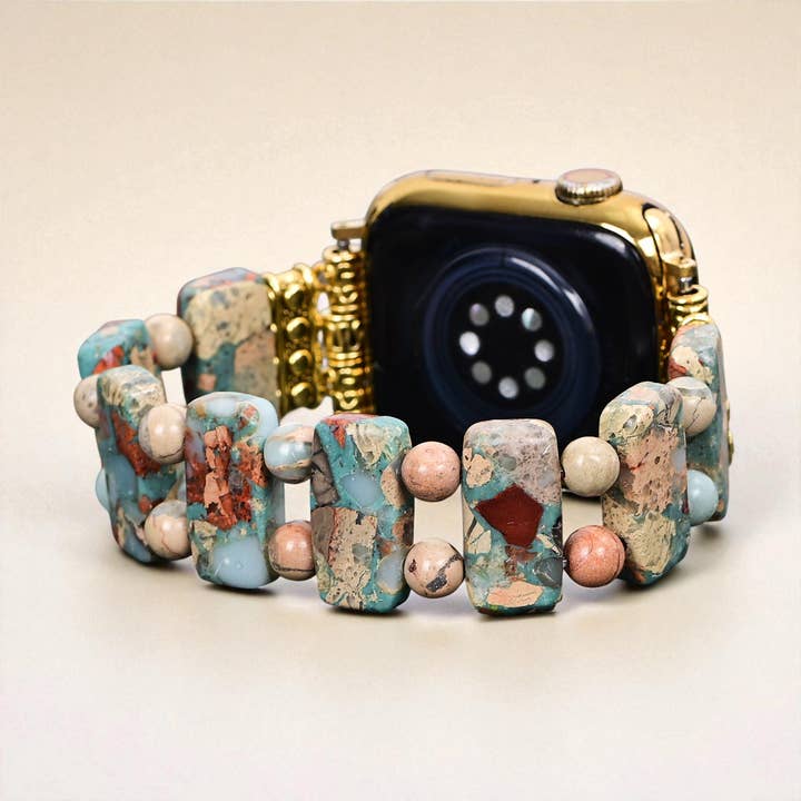 Zen Tibetan Stretch Apple Watch Strap for wholesale by Cape Diablo