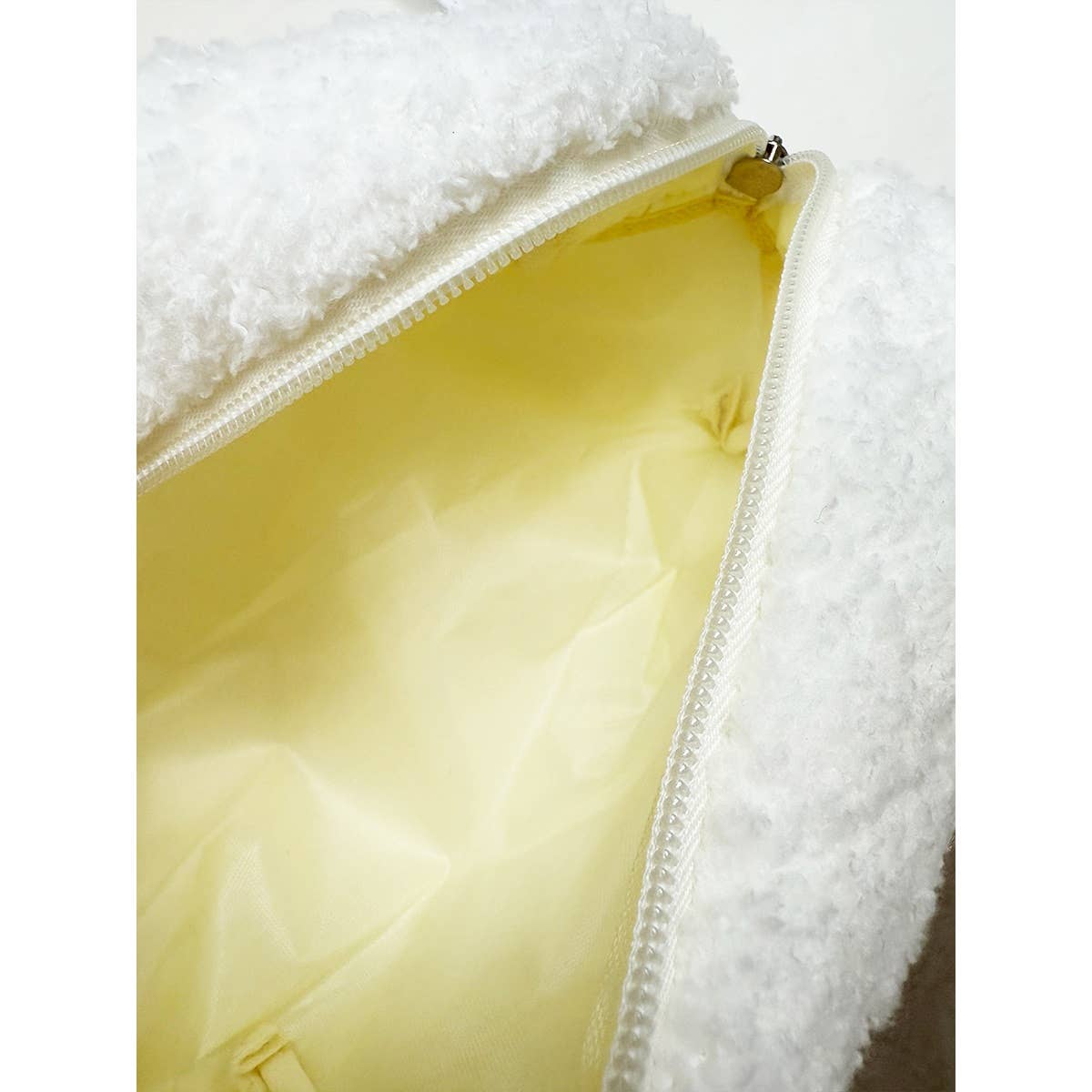 MIX COLOR Soft Plushie Teddy Cloth Light Weight Cosmetic Bag for wholesale on Faire4