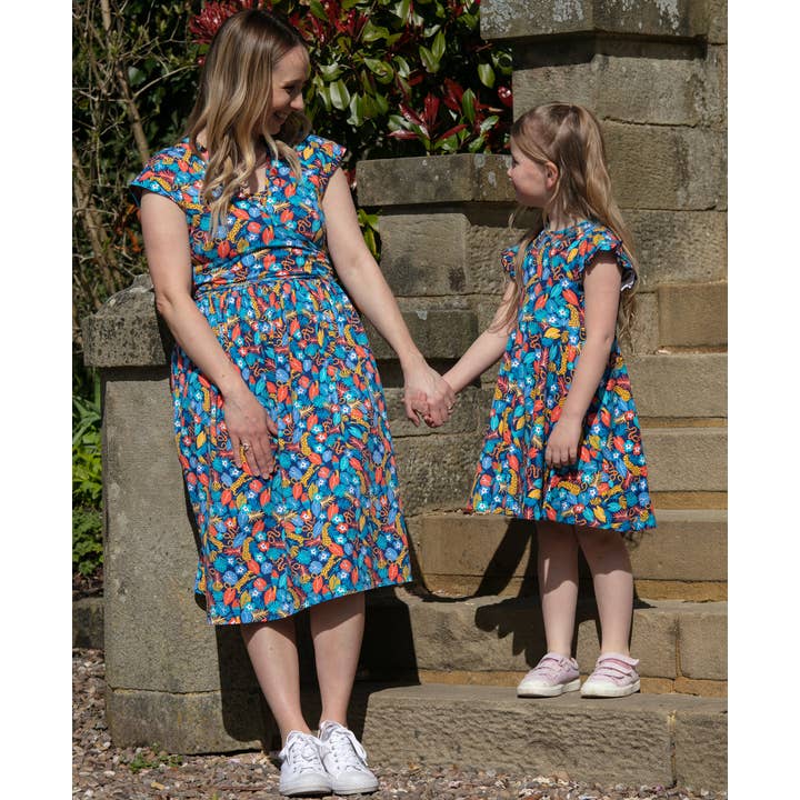 Piccalilly - Wholesale Dress - Women's - WOMENS WRAP DRESS - TROPIC
