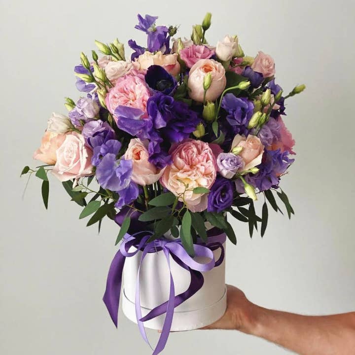 UNIKPACKAGING – wholesale Gift box – Set of 3 Round Flower Boxes with Lids – Gift Packaging12