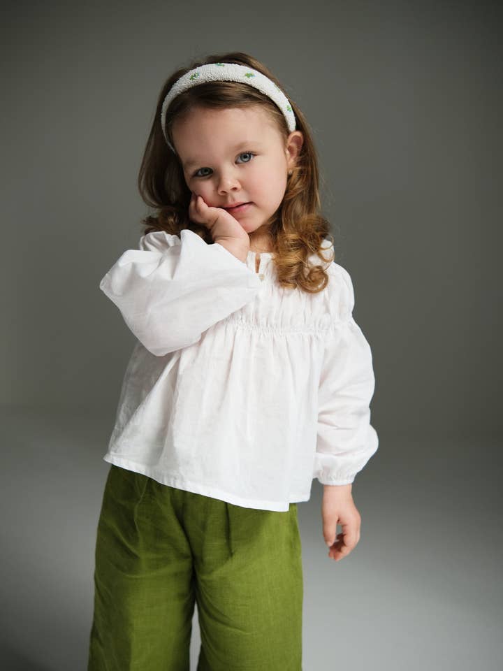 Langærmet bluse for engroshandel hos PAREA