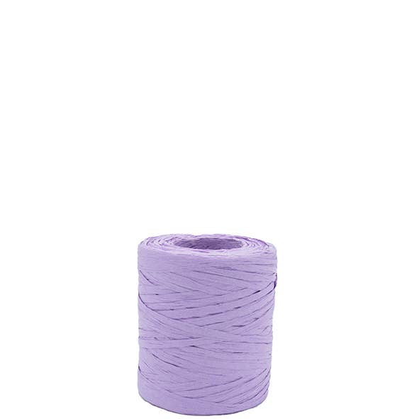 Raffia paper, D5mm, L ca.200m, lilac for wholesale by Vosteen