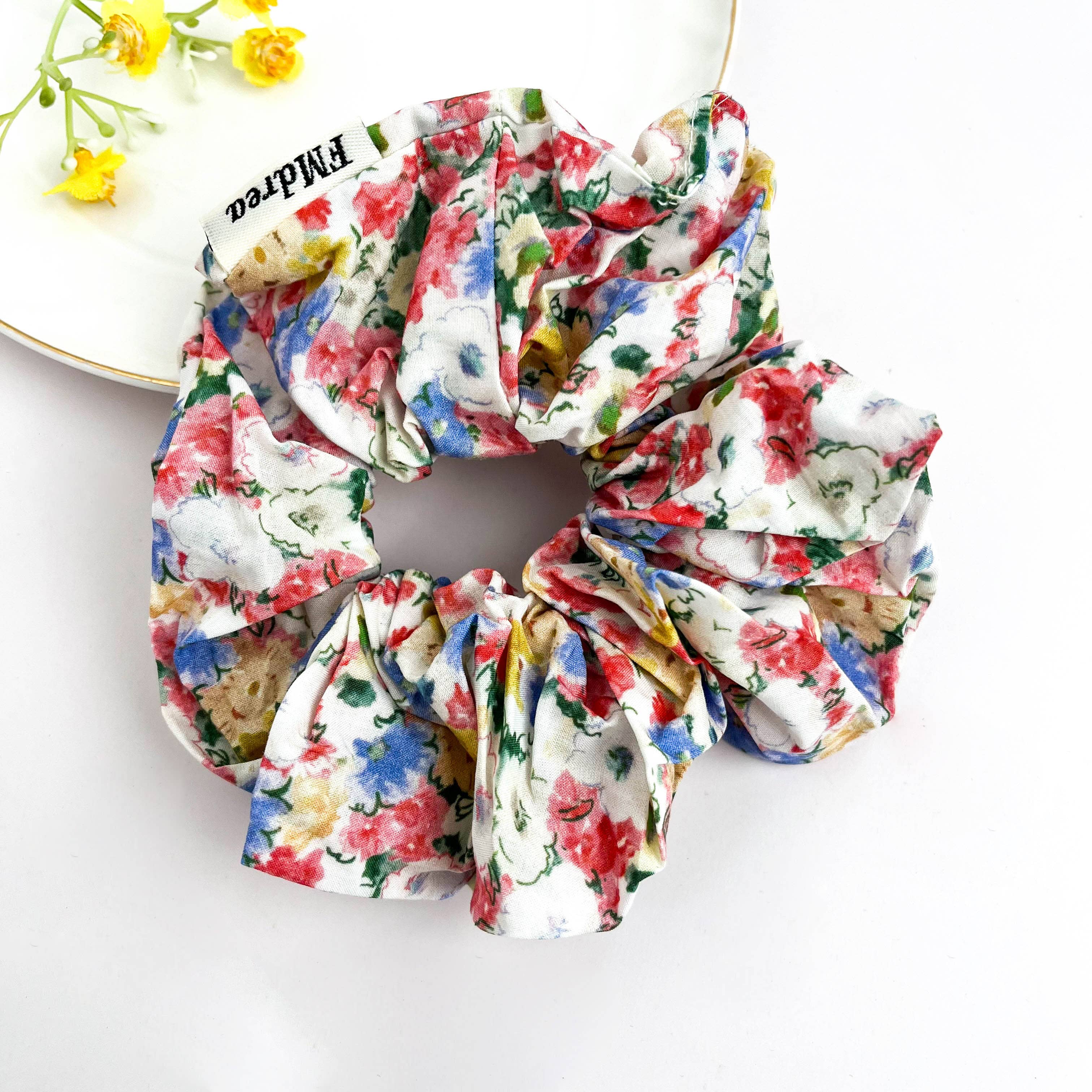 mildstyles - Vente Chouchou – femme - Chouchou à cheveux polyvalent à grand imprimé floral2