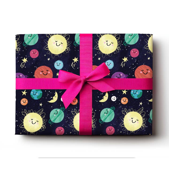 Rum Gavepapir | Fladt Gavepapir | Skæv Illustration for engroshandel hos Stormy Knight