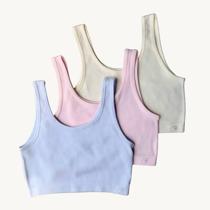 Kids SkinSense™ Sømløs Crop Top for engroshandel hos Comfort on the spectrum