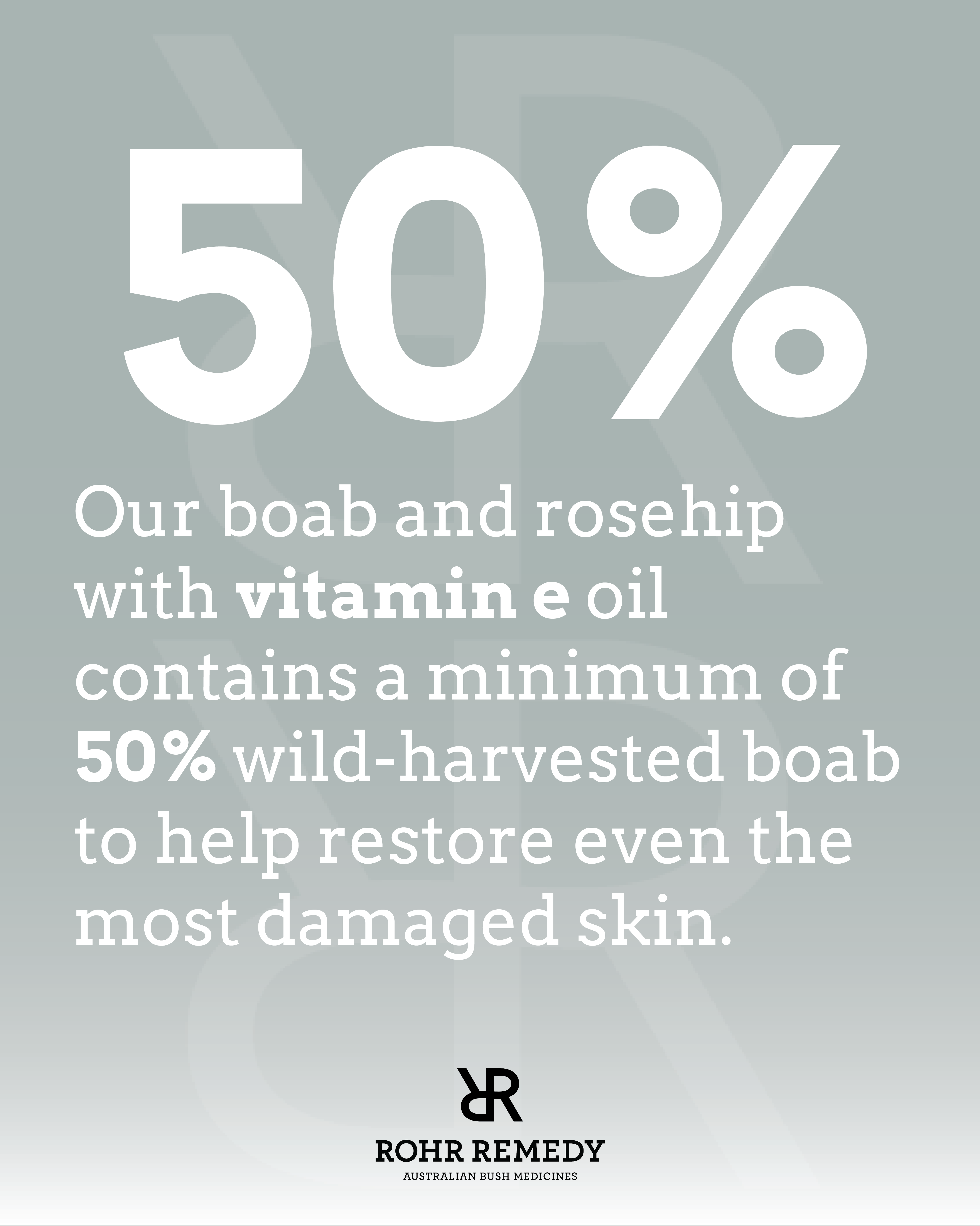 Rohr Remedy - Wholesale Facial Oil - Boab And Rosehip With Vitamin E Oil5