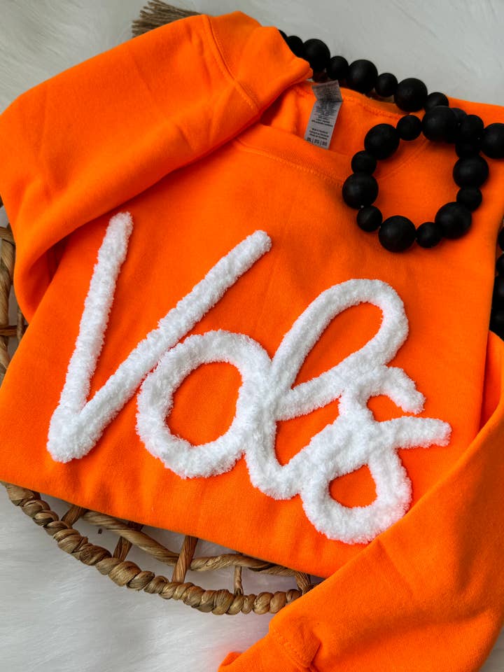 Vols Chenille Garn Sweatshirt für den Großhandel von HarperNThreadCo