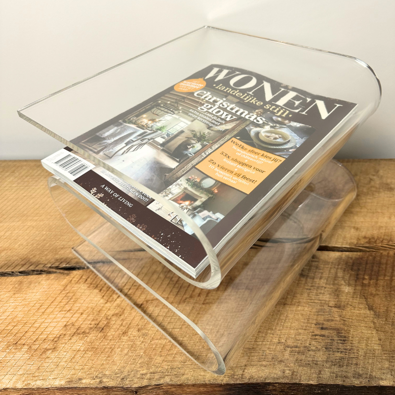 Homexclusive - Wholesale Book Holder - Design Bookkeeper Lisso - Clear1