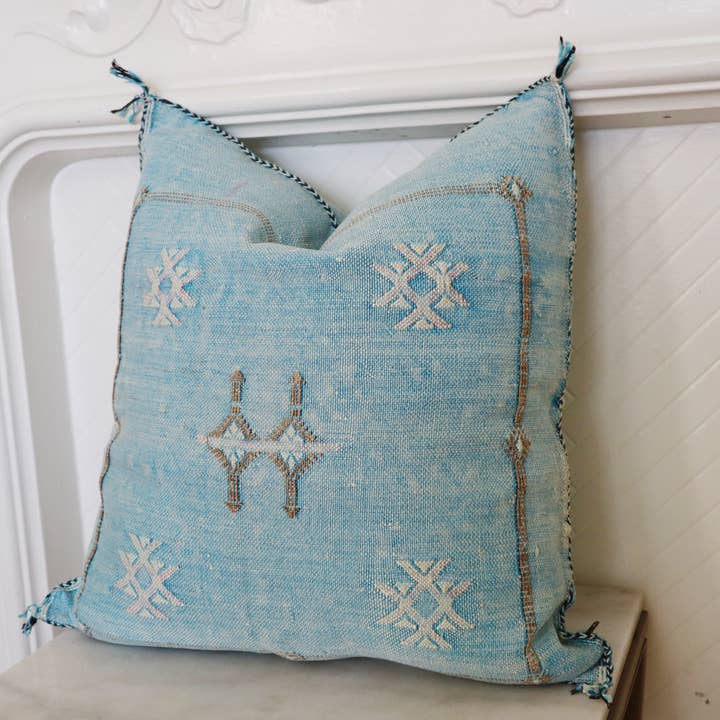 Cactus Silk Pillow 20 X 20'' for wholesale by Nomad & Artisan