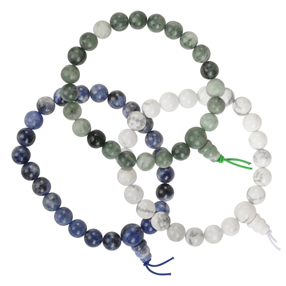 Benjamin International - Wholesale Beaded Bracelet - Beaded Crystal Gemstone Power Bracelets0