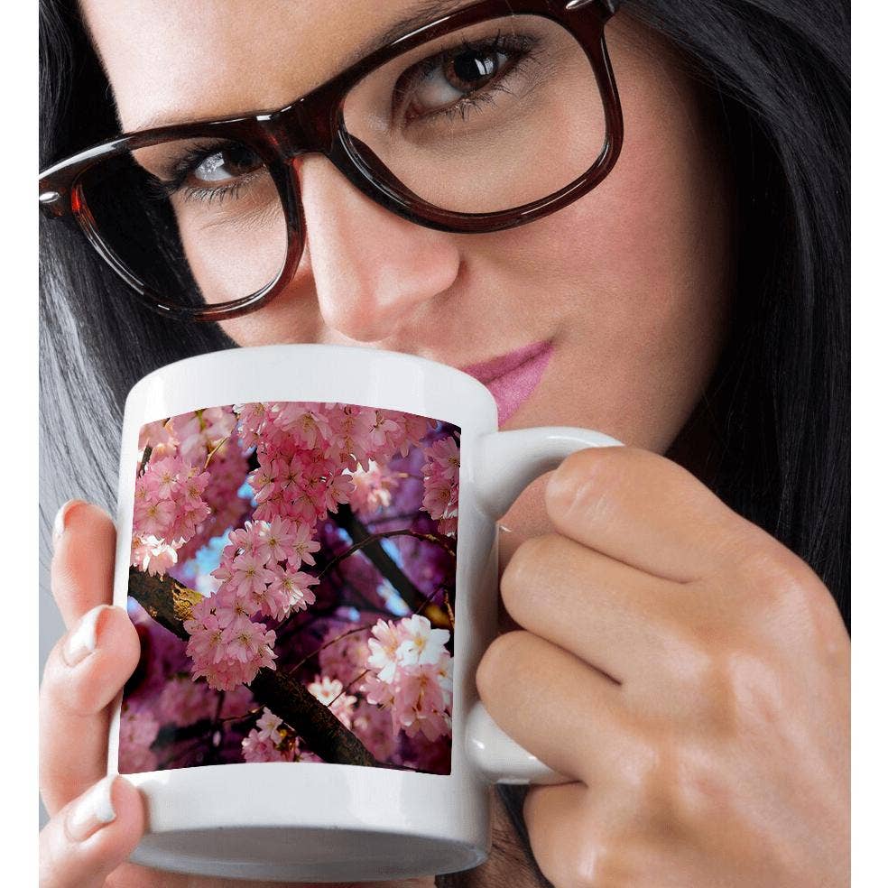 3dRose - Wholesale Coffee Mug - 3dRose, Photograph of Cherry Blossom tree filled with pink flowers., Mug9