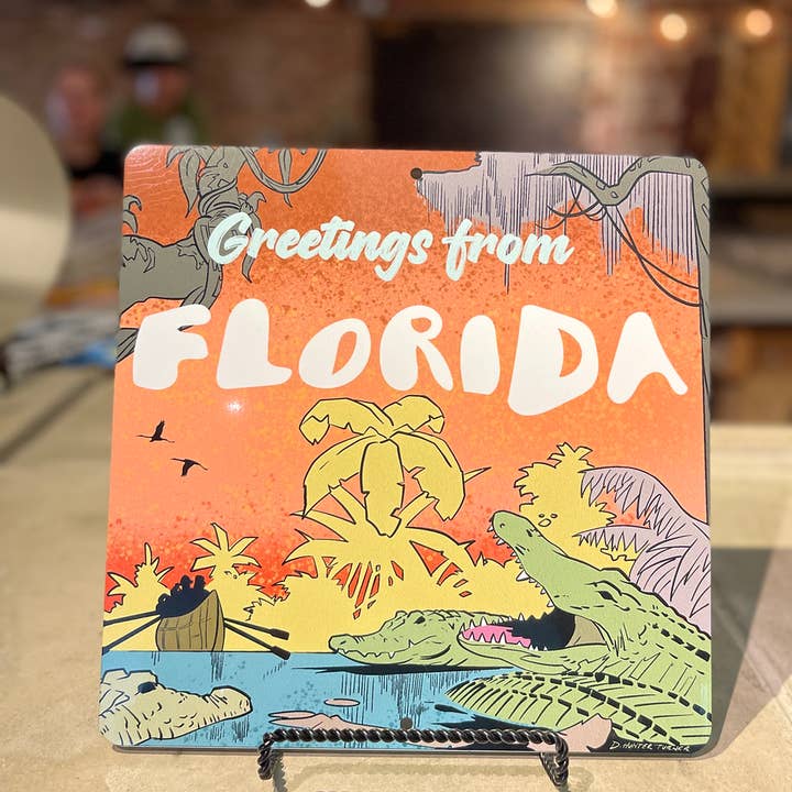 Original Old Florida Vibes illustration med en träskig p för wholesale av Old Florida Vibes