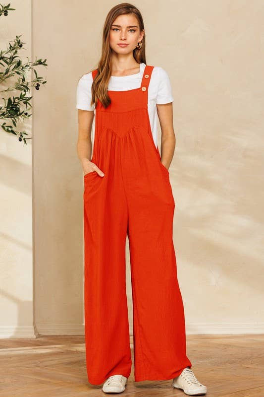 Oddi – wholesale Jumpsuit – Women's – Solid Button Sling Jumpsuit19
