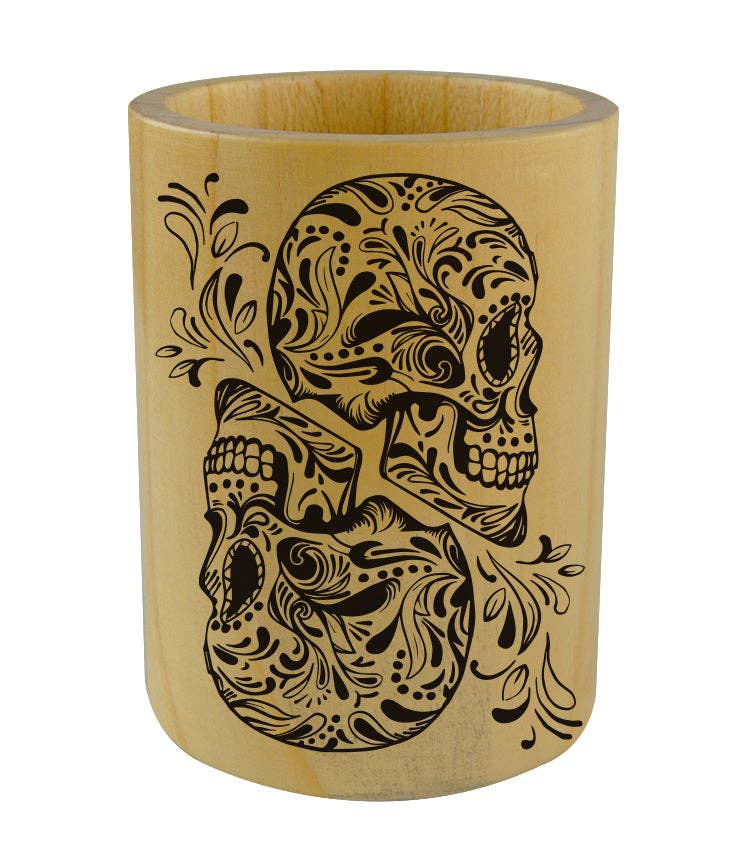 Novelty Brands - Wholesale Drink Huggers & Koozies - Insulated Handmade Wood Can Coozie Assortment - 6/Pack8