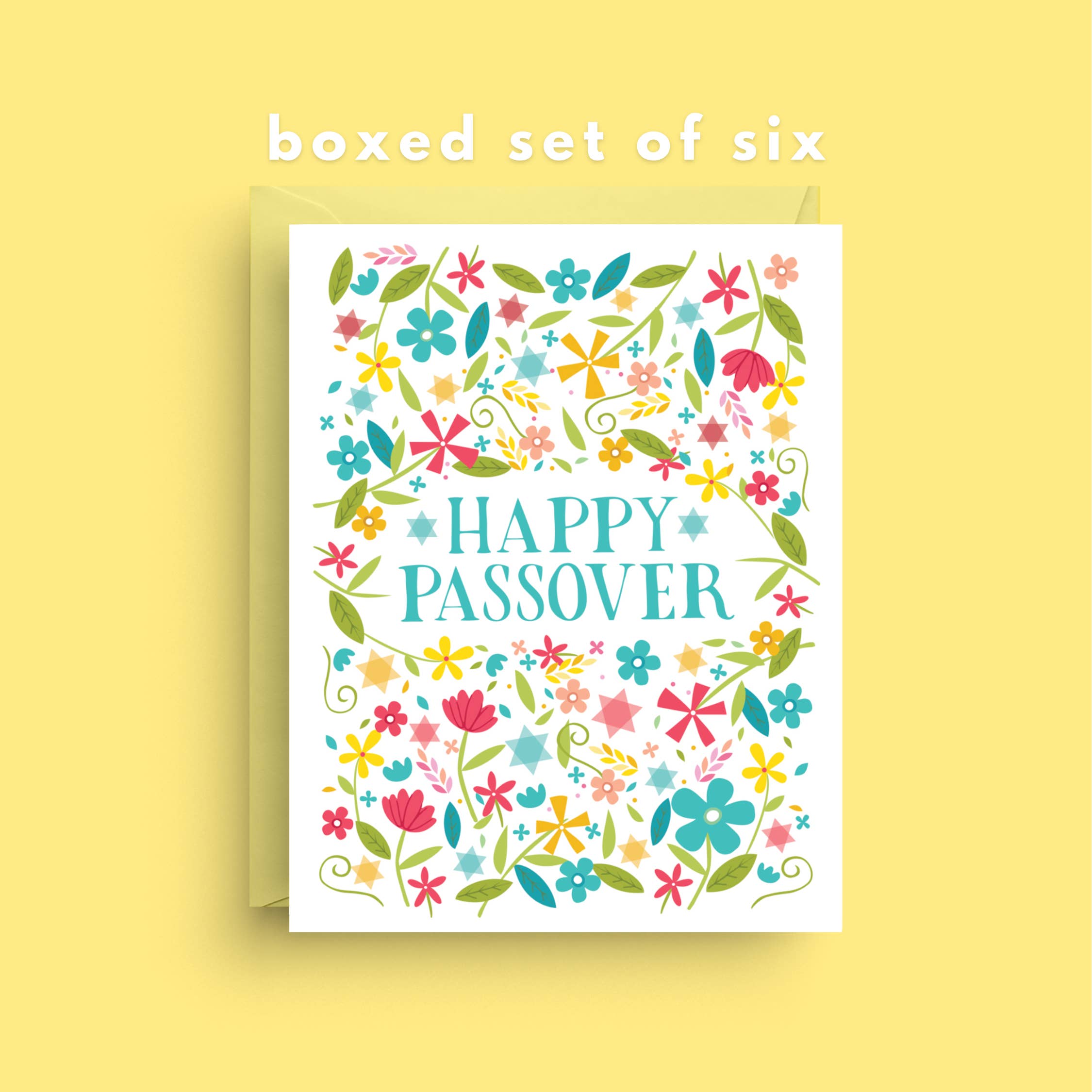 Nicole Marie Paperie – wholesale Passover card – Passover Holiday Greeting Cards- Happy Passover Boxed Set