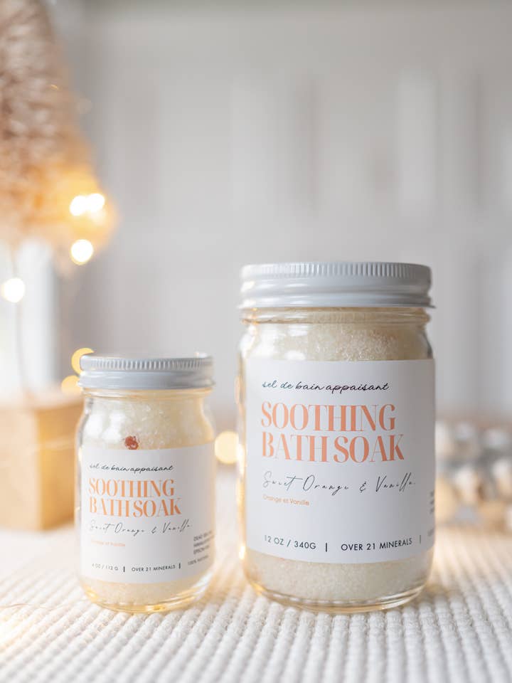 Soothing Bath Soak - Sweet Orange | Vanilla | for wholesale by Wildflower Mercantile