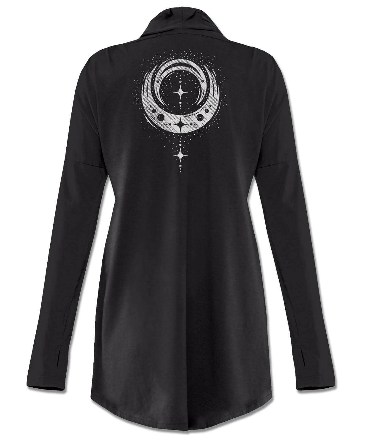 Soul Flower - Wholesale Cardigan - Women's - Crescent Moon Draped Cardigan3