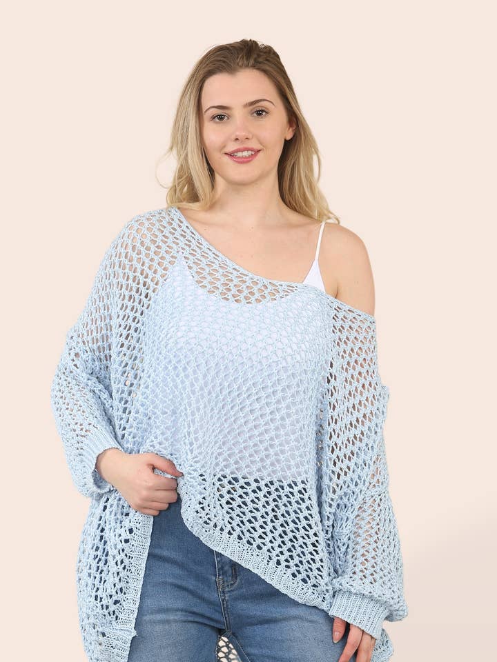 Decote em V de Malha de Croché por atacado de Kurt Muller