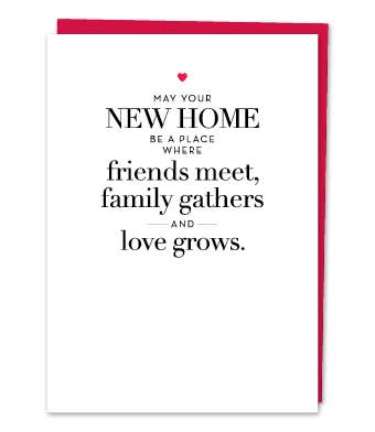 Design With Heart - Vente Cartes de félicitations - « Nouvelle Maison »1