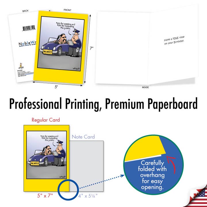 NobleWorks - Vente Cartes d'anniversaire - Carte d'anniversaire - I'm Sexy3