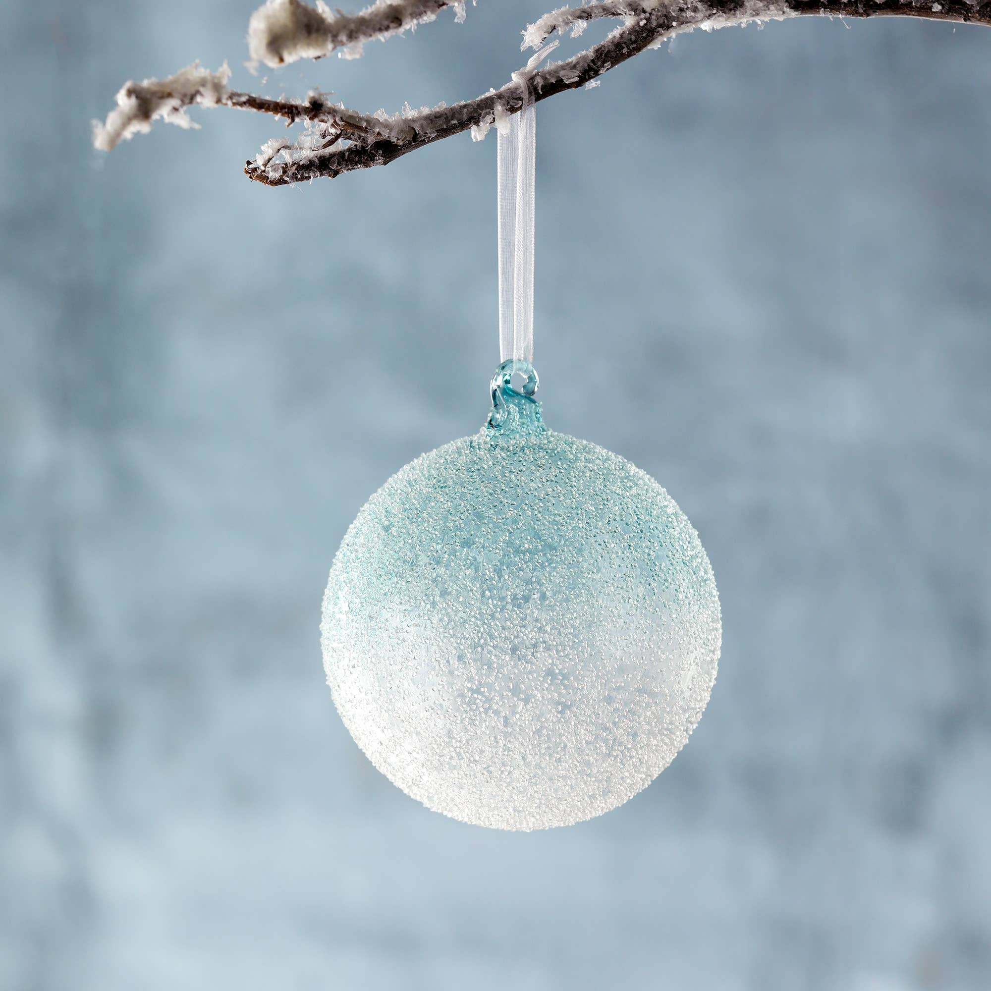 Park Hill Collection - Wholesale Ornament - Promo Park Hill Collection Frosty Blue Glass Icicle Ornament1