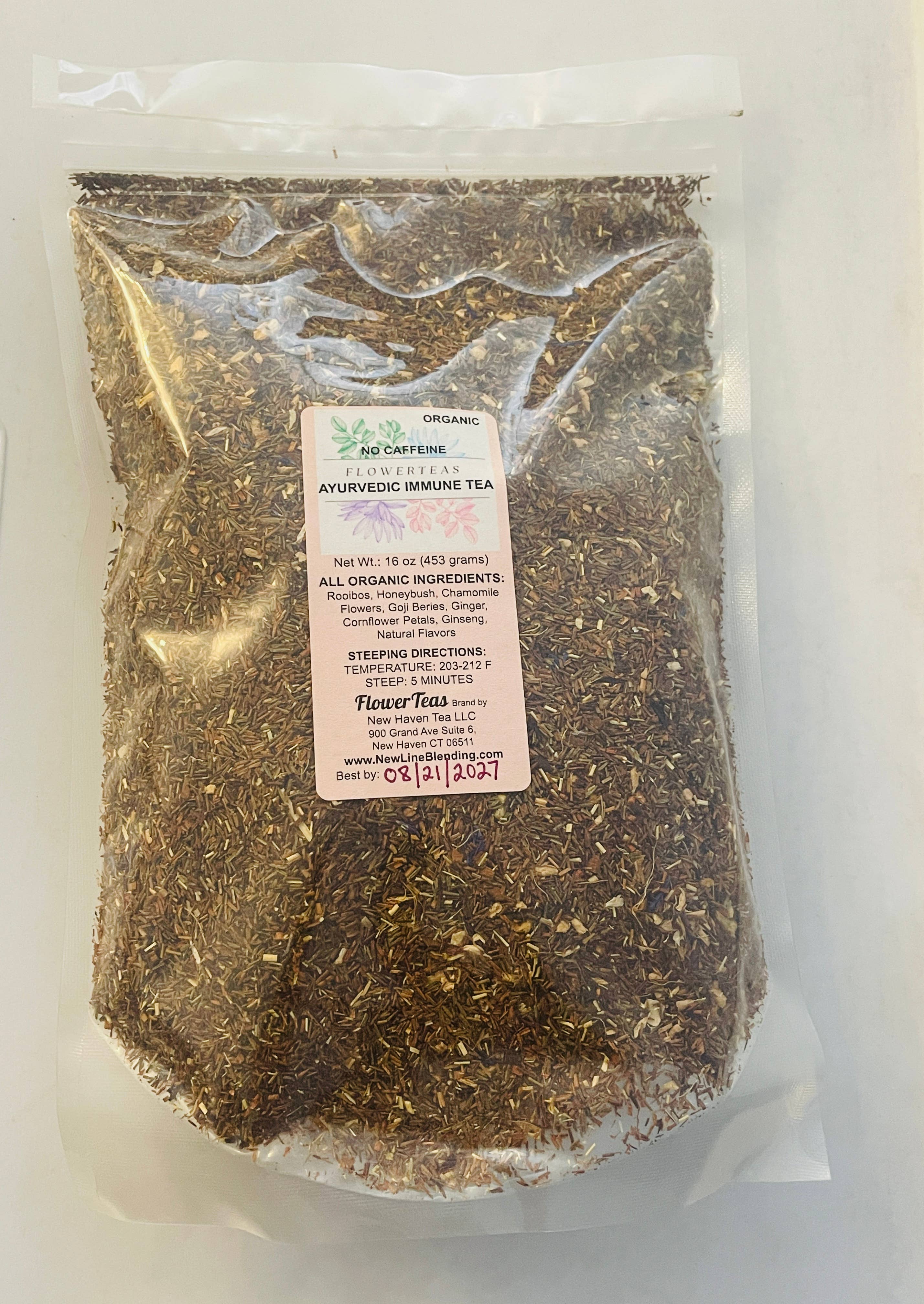 FlowerTeas – Engroshandel Løs te – Løsbladet te i løs vægt 1 lbs Kommerciel brygning Fødevareservice122