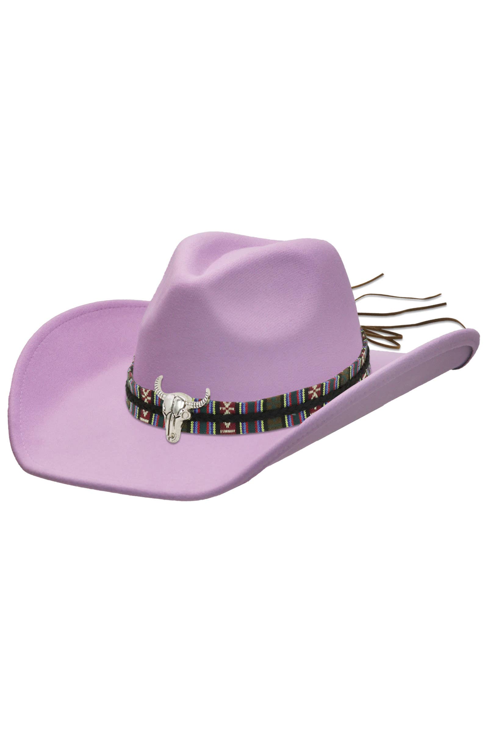 Cap Zone – Chapéu de cowboy - Unissexo por atacado – Chapéu de Feltro Cowboy Cap Zone Tycoon com Aba Relaxada e Fivela Tribal Navajo10