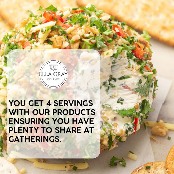 Ella Gray Gourmet - Wholesale Dip - Cheeseball Mix - Garden Vegetable 3