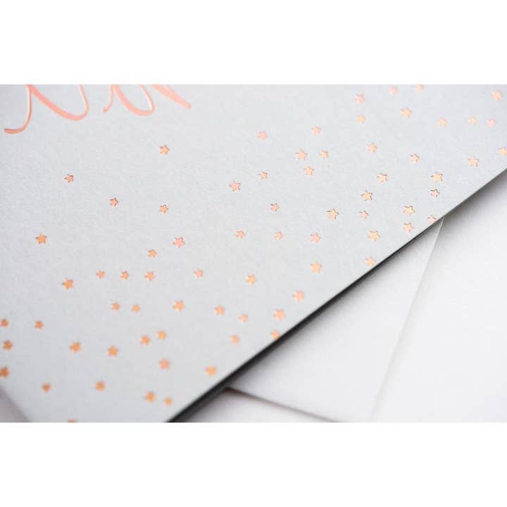 Porchlight Press Letterpress - Wholesale Baby Card - Welcome Little One Card4