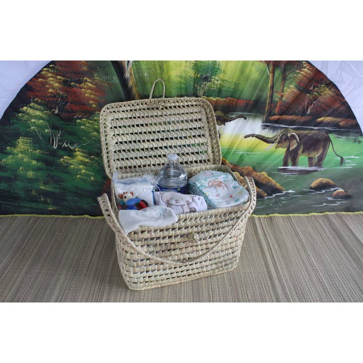 Boutique Huléti - Wholesale Basket - Kids & Baby - Storage case - Woven box for children baby - Toy tray Vanity basket - Straw, Rattan, Wicker1