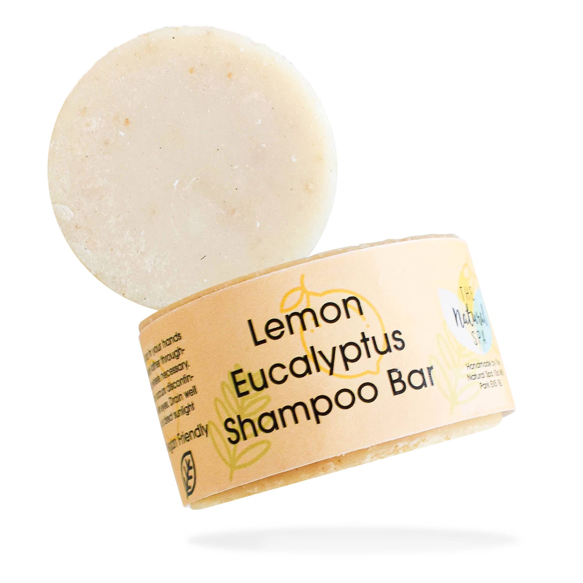 The Natural Spa Cosmetics - Wholesale Shampoo Puck/Solid Shampoo - Eucalyptus Lemon Shampoo Bar5