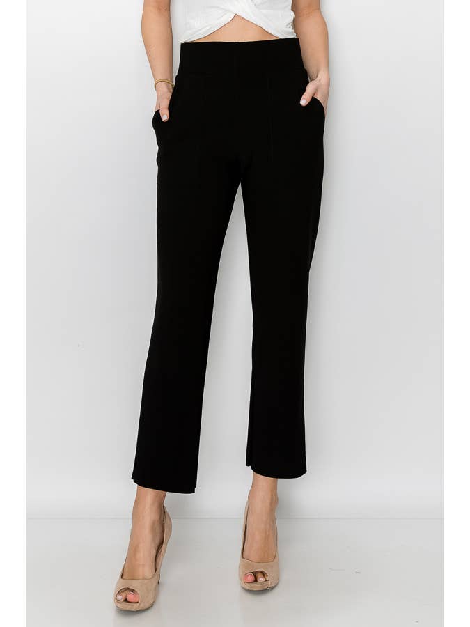 BLACK Kristy Crepe Knit Pant for wholesale on Faire