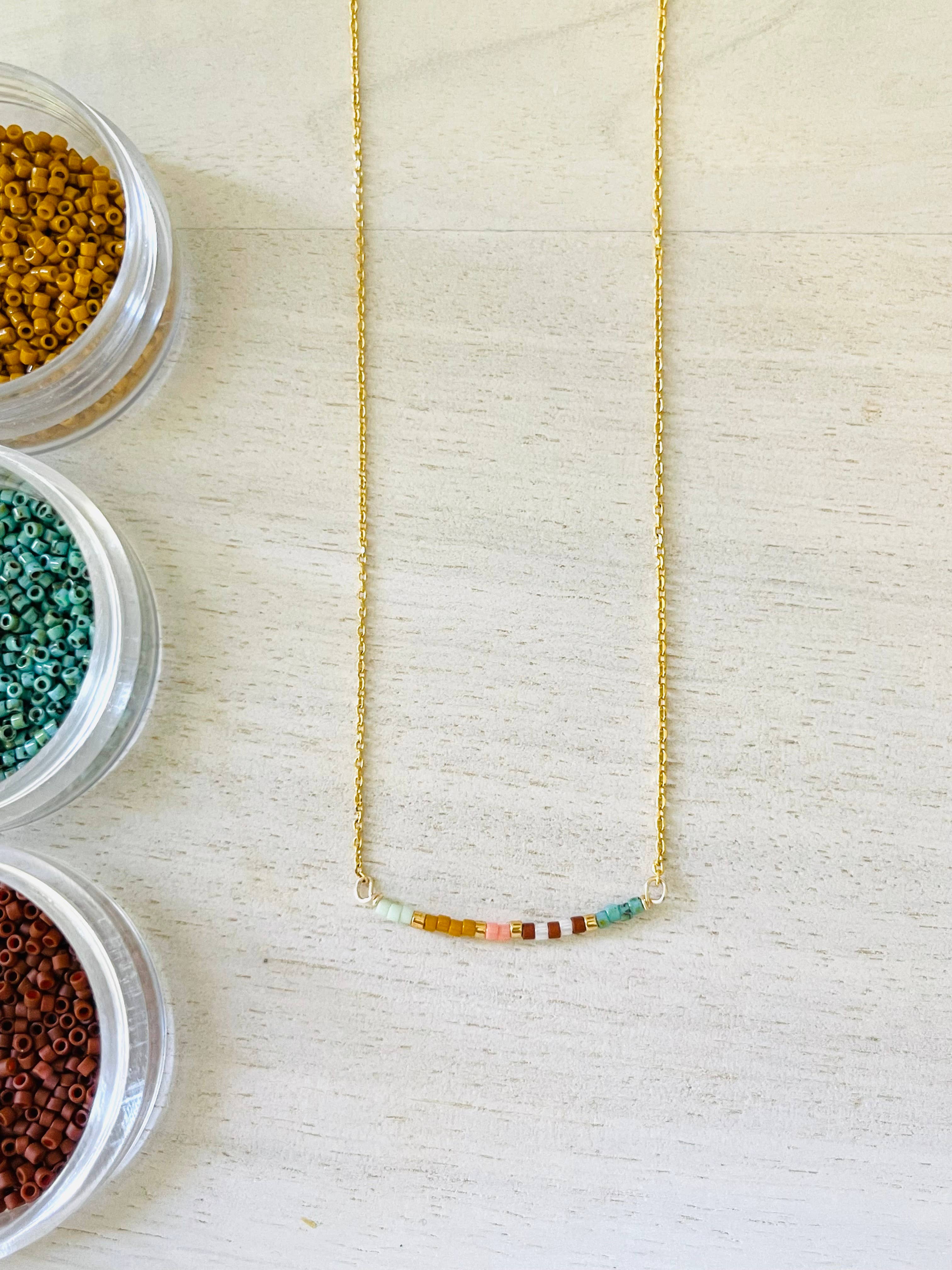 Girls Day Out by Amy Houston - Wholesale Hoop Earrings - Phoenix miyuki glass beaded hoop earrings  2