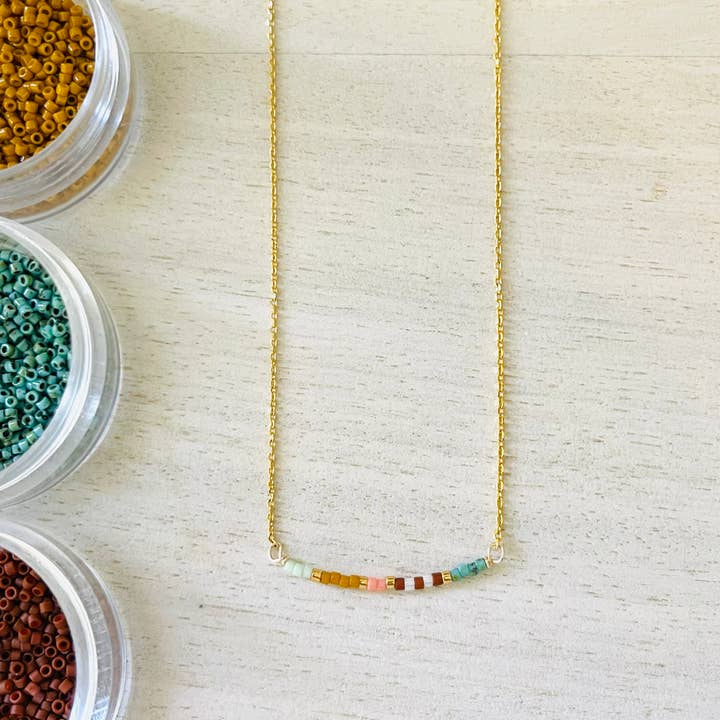 Girls Day Out by Amy Houston - Wholesale Hoop Earrings - Phoenix miyuki glass beaded hoop earrings 2