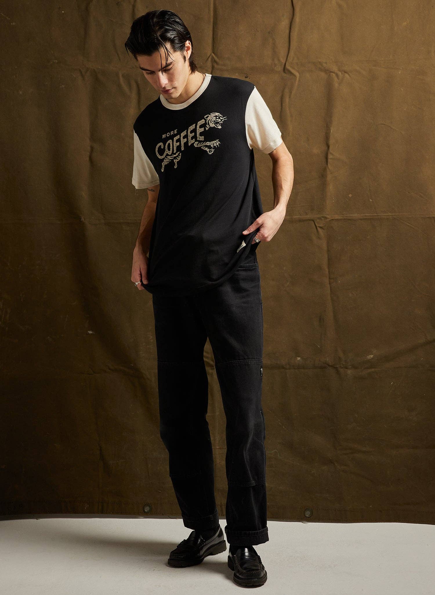 Pyknic - Wholesale Screen Printed T-Shirt - Men's - More Coffee Tee4