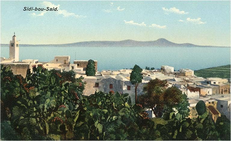 Found Image Press - Wholesale Postcard - Postcard MF-96 Sidi-Bou-Said, Tunisia0