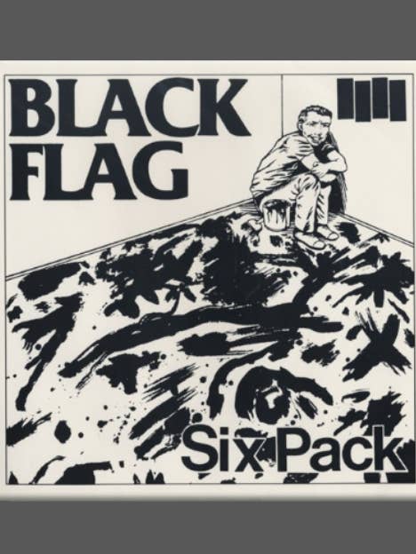 BLACK FLAG, Magnet, Button, SIX PACK for wholesale by Ba Ba Buttons