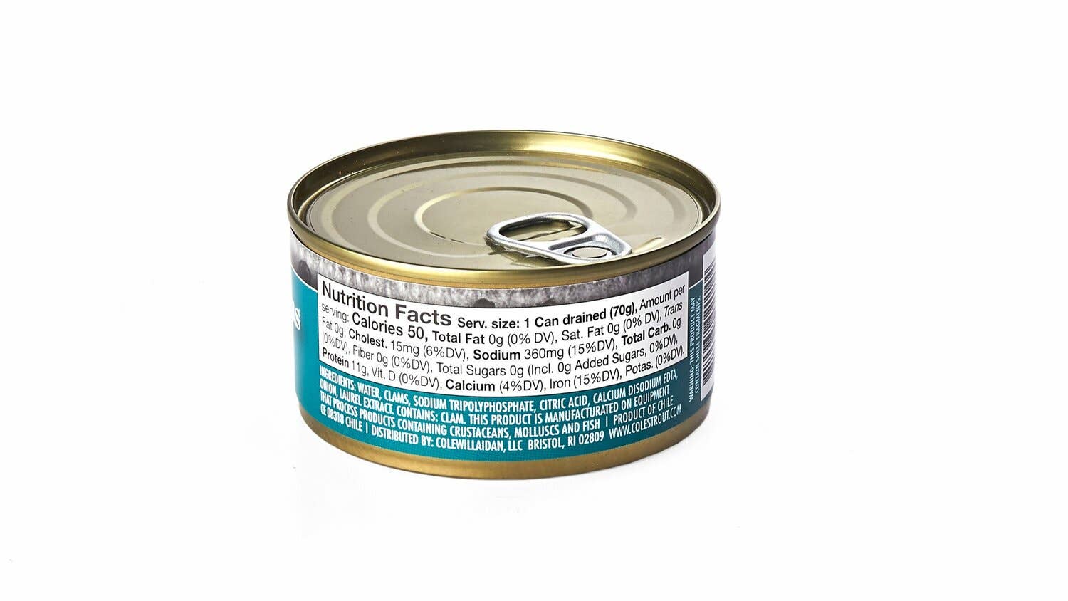 Cole's Seafood - Wholesale Tinned Fish - Chopped Clams1