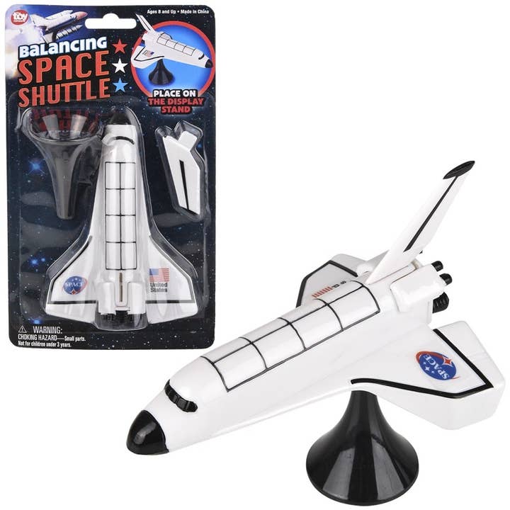 5.5" Balance Space Shuttle- LLB Toys for wholesale by La Luna Bella - Toys