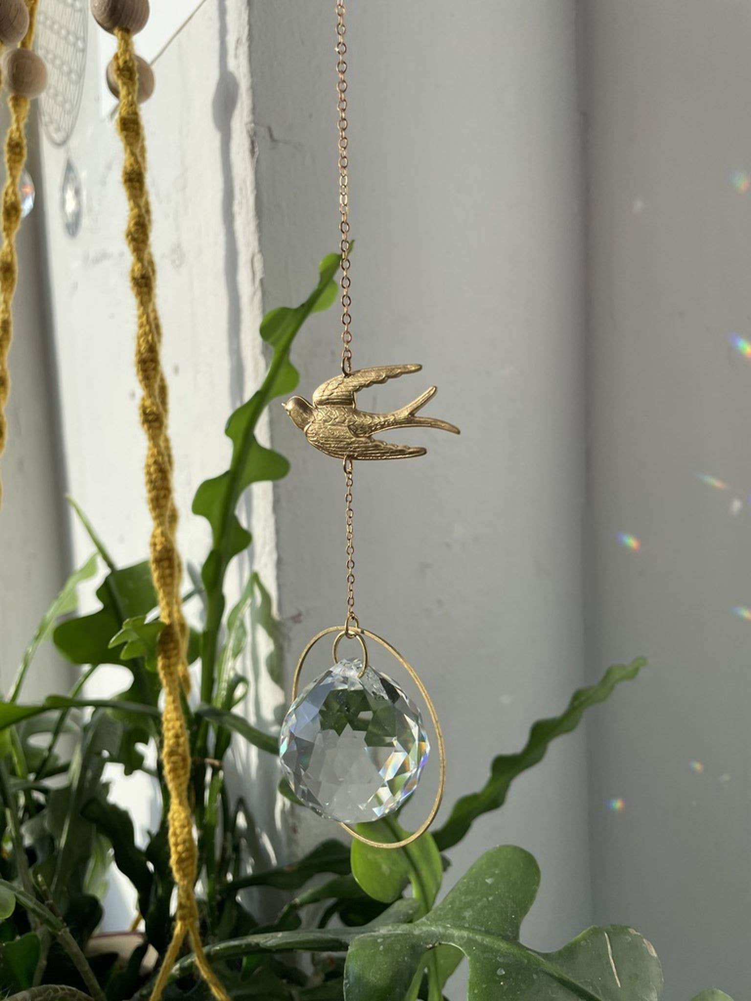 von Lani = Jewellry + Suncatchers - Wholesale Suncatcher - Suncatcher swallow/ light catcher/window crystal/prism6