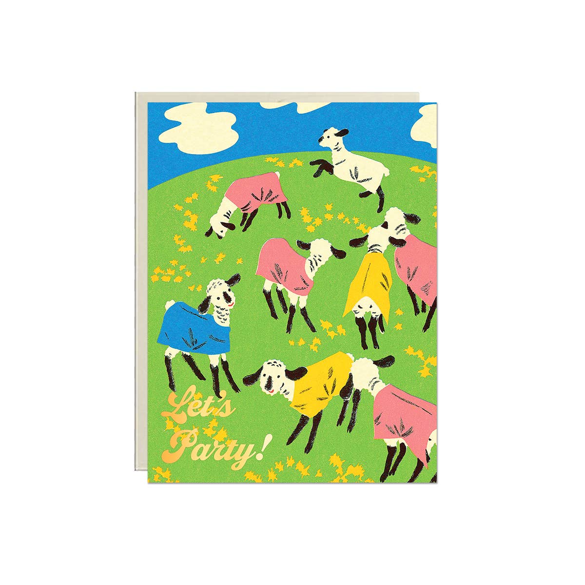 Lucky Goods Paper - Wholesale Birthday Card - Let’s Party – Foil Celebration ✿ Birthday Card2