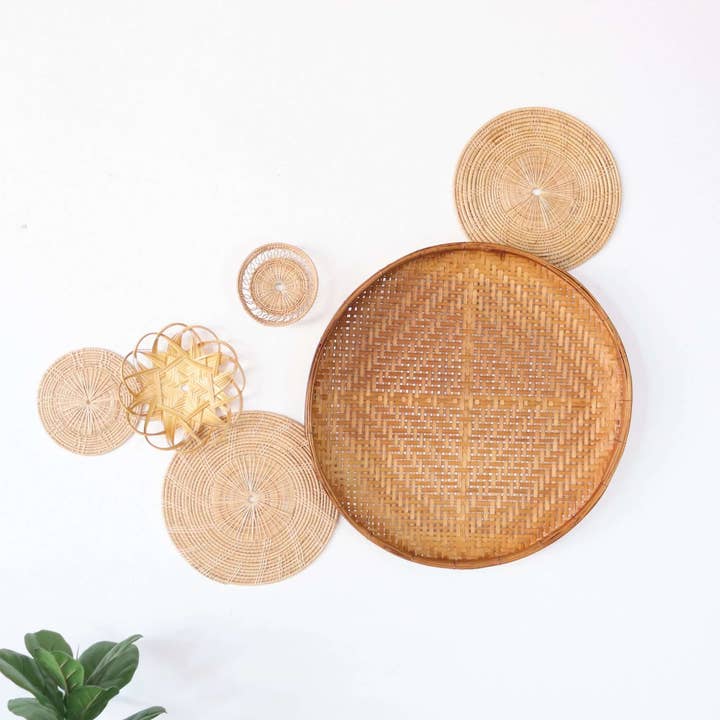 SOPA - Deko-Set zum Aufhängen an der Wand, 6-teilig für den Großhandel von Thaihomeshop