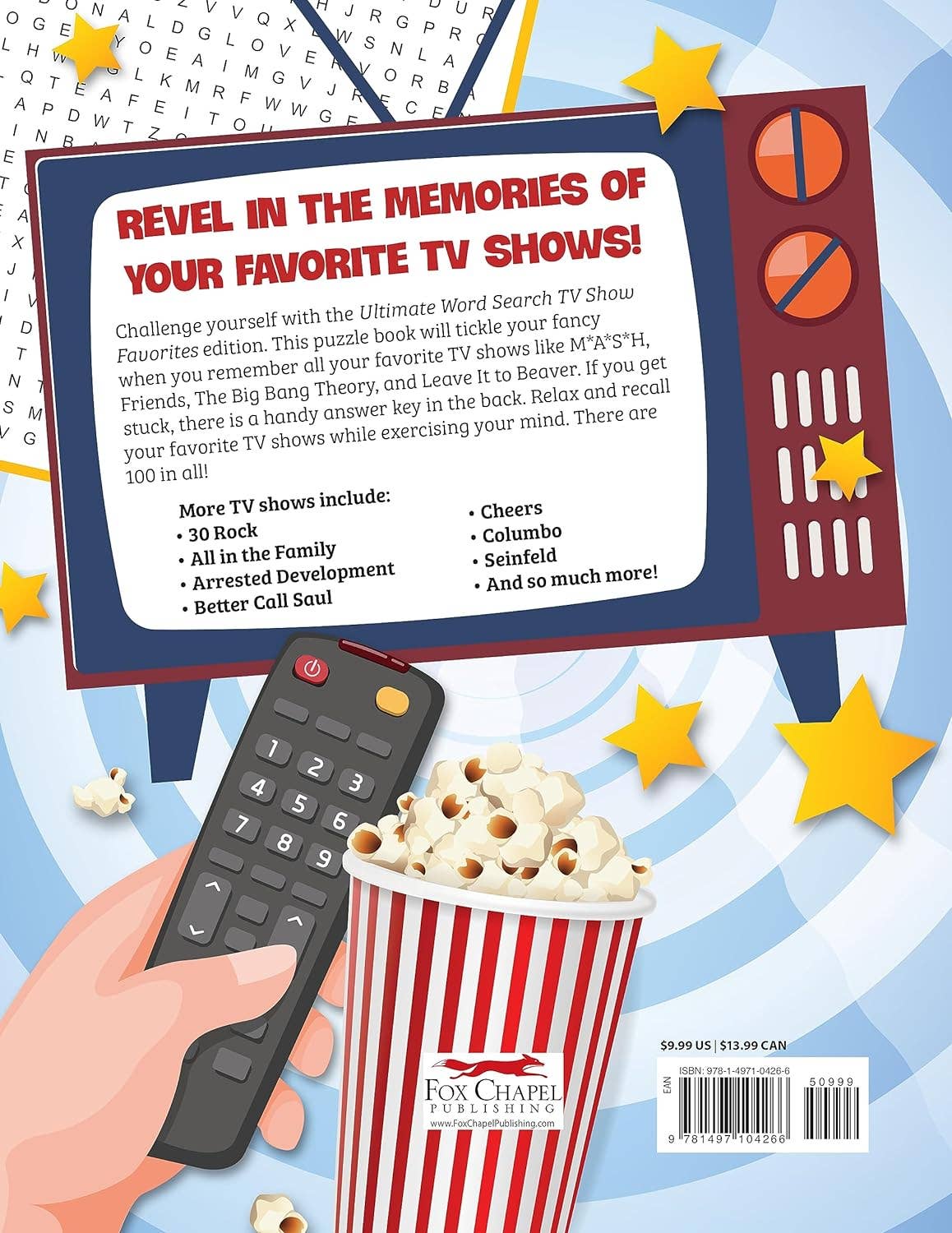 Fox Chapel Publishing - Wholesale Coloring & Activity Book - Adult - Ultimate Word Search - TV Show Favorites - Large Print1